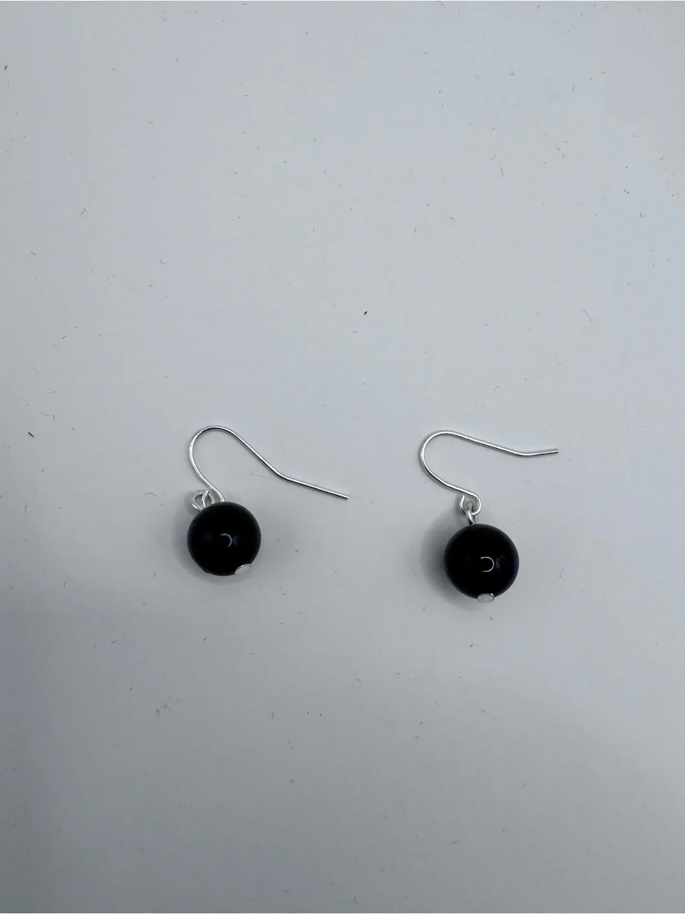 Black Bead Dangle Earrings - Women Jewelry